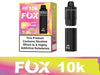 Image Of JNR Fox 10K Puffs Prefilled Pod Vape Kit - Box Of 5 With Flavour Pineapple Ice