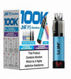 Image of JNR P5 GlassRock 100K Pack of 3 vape device offers dual flavours.