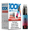 Image of JNR P5 GlassRock 100K Pack of 3 vape device offers dual flavours.