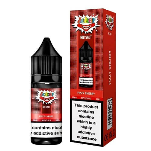 Joker Nic Sall 10ml | Pack of 10 Available In Fizzy Cherry Flavour