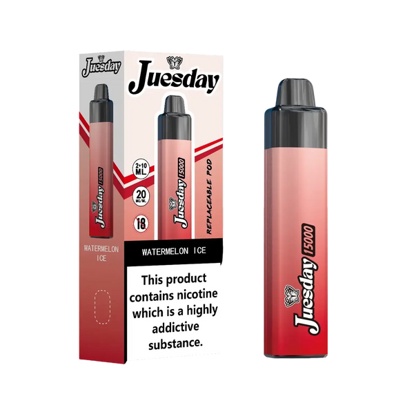 Image Of Juesday 15000 Puffs Prefilled Vape Kit - Box of 10-With Flavour Watermelon Ice