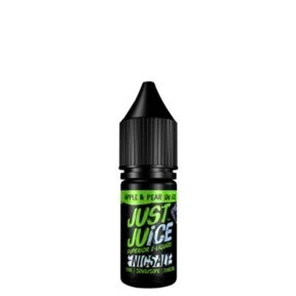 Just Juice Ice 10ml Nic Salt Pack of 5 Available In Apple And Pear On Ice Flavour