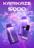 Kamikaze 5000 Puffs Disposable Vape - Box of 5 with Blackberry Blueberry Raspberry flavour