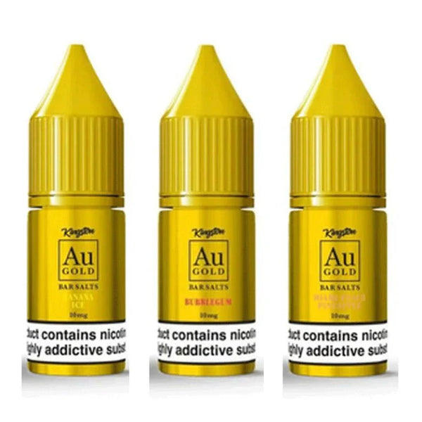 Kingston Au Gold Bar Salts 10ml Box of 10 - #Simbavapeswholesale#