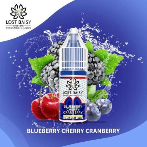 Lost Daisy 5000 Bar Nic Salt 10ml - Box of 10 Available In Blueberry Cherry cranberry Flavour