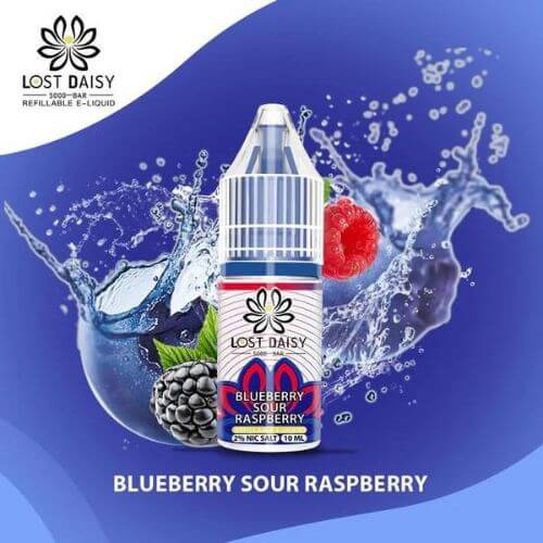Lost Daisy 5000 Bar Nic Salt 10ml - Box of 10 Available In Blueberry Sour Raspberry Flavour