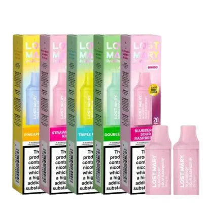 Lost Mary BM600 Prefilled Pods box of 10 at UK Vaper Wholesale