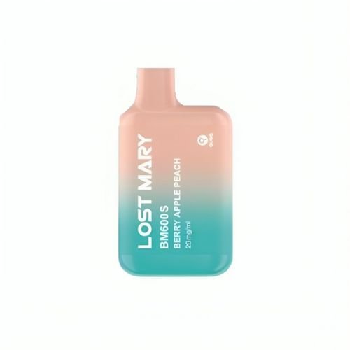 Lost Mary BM600 Prefiiled Pod Kit - Box of 10 available in Berry Apple Peach Flavour at UK Vaper Wholesale