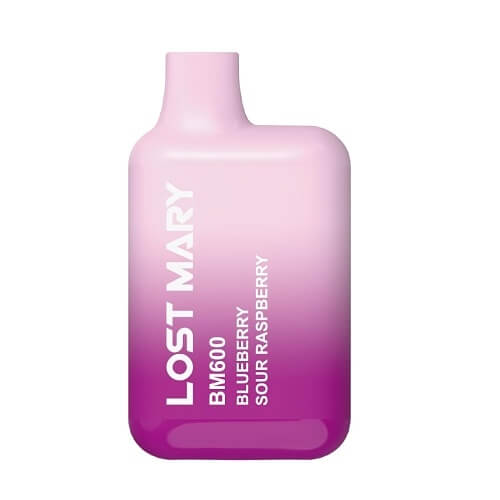 Lost Mary BM600 Prefiiled Pod Kit - Box of 10 available in Blue Berry Sour Raspberry Flavour at UK Vaper Wholesale