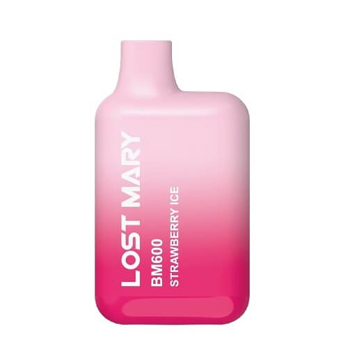 Lost Mary BM600 Prefiiled Pod Kit - Box of 10 available in Strawberry Ice Flavour at UK Vaper Wholesale