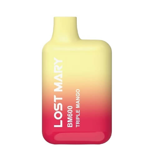 Lost Mary BM600 Prefiiled Pod Kit - Box of 10 available in Triple Mango Flavour at UK Vaper Wholesale