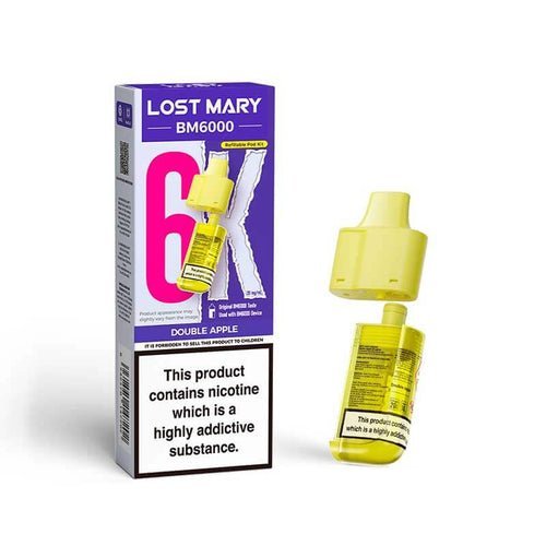 Lost Mary BM6000 Prefilled Pods Pack of 5 -Available In Double Apple Flavour
