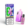 Lost Mary BM6000 Prefilled Vape Pod KitBox of 5, Blueberry Sour Raspberry Flavour