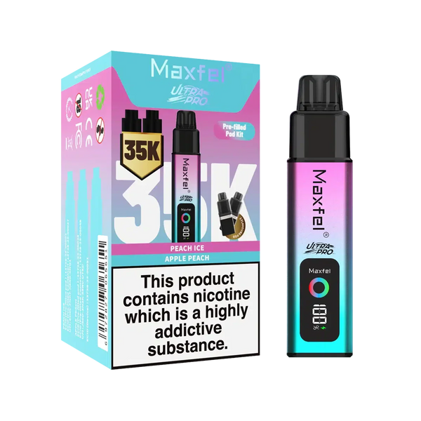 Image Of Maxfel Ultra Pro 35k Puffs Prefilled Pod Vape kit - Box of 5