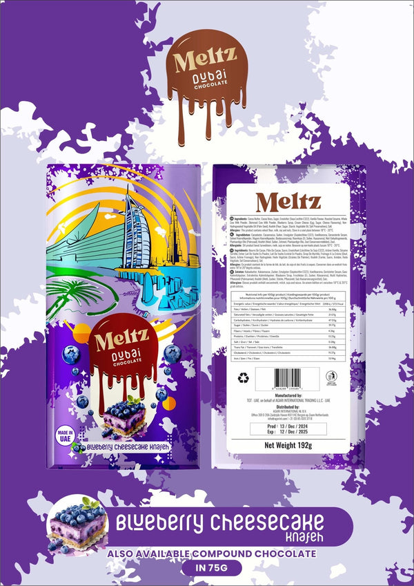 Meltz Dubai Knafeh Chocolate - 75g - #Simbavapeswholesale#