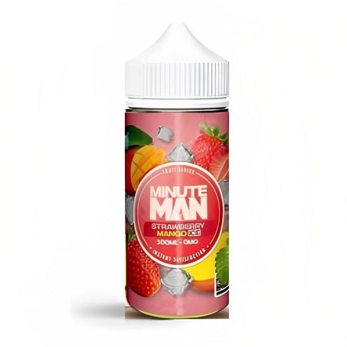 Minute Man 100ml Shortfill Eliquid, Strawberry Mango Ice Flavour
