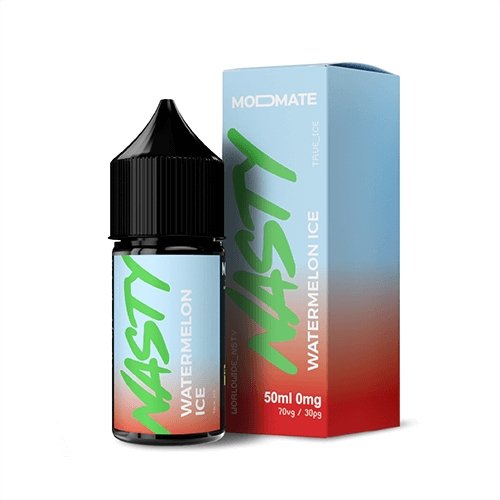 Nasty Juice 50ml Shortfill All Ranges, Watermelon Ice Flavour