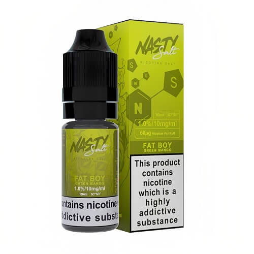 Nasty Juice Nic Salt 10ML - Pack of 10 Available In Fat Boy Flavour