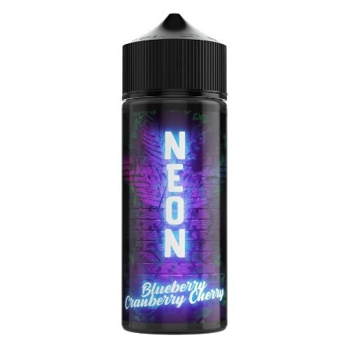 Neon Shortfill 100ml E Liquid, Blackberry Cranberry Cherry Flavour