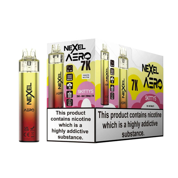 Image Of Nexel Aero 7k Prefilled Pod Vape Kit - Pack of 5
