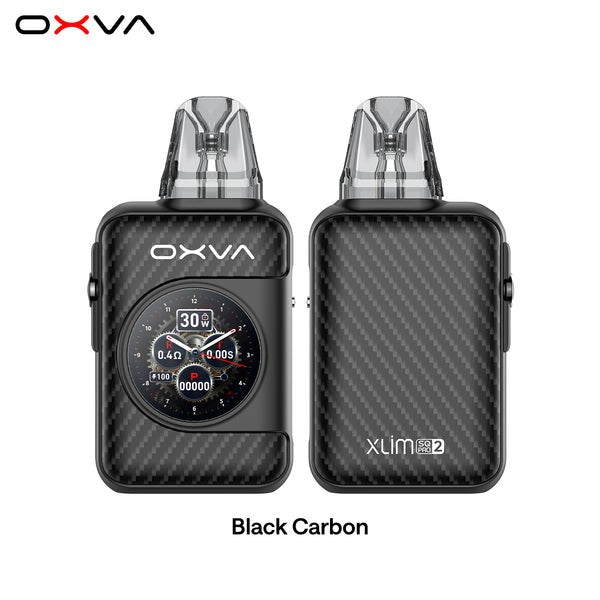OXVA Xlim SQ Pro 2 Pod Vape Kit - Black Carbon - vapeukwholesale