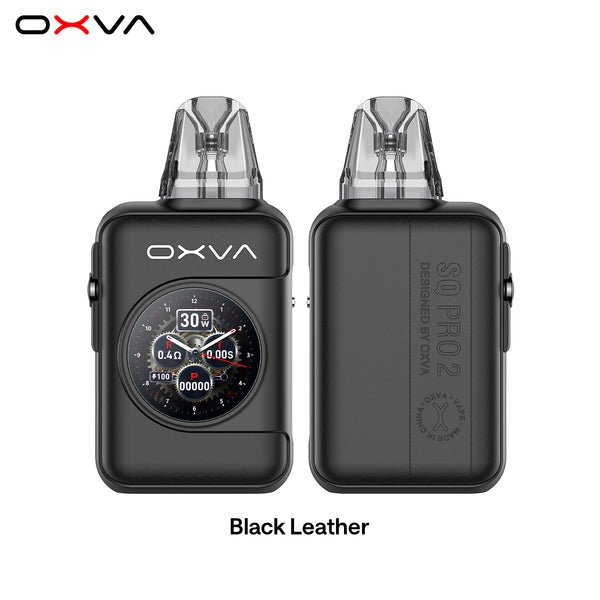 OXVA Xlim SQ Pro 2 Pod Vape Kit - Black Leather - vapeukwholesale