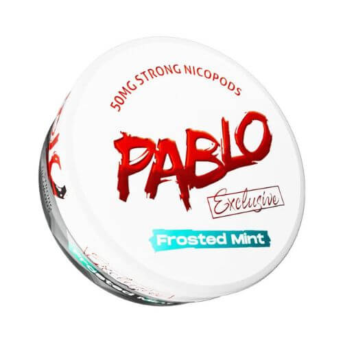 Pablo Nicopods Nicotine Pouches Pack of 10, Frosted Mint Flavour