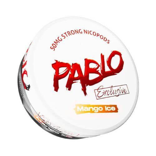 Pablo Nicopods Nicotine Pouches Pack of 10, Mango Ice Flavour