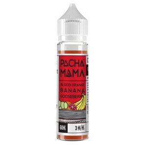 Pacha Mama 50ml E Liquid Shortfill, Blood Orange Banana Gooseberry Flavour