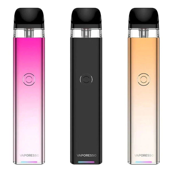 Pck of 3 Vaporeso Xros 3 Pod Kit, Rose Pink, Black, Royal Gold Color