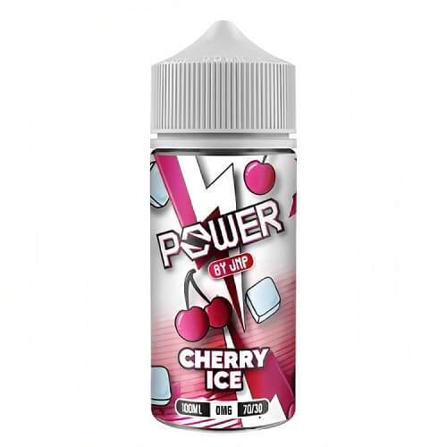 Power by Juice N Power Shortfill 100ml E Liquid, Cherry Ice Flavour