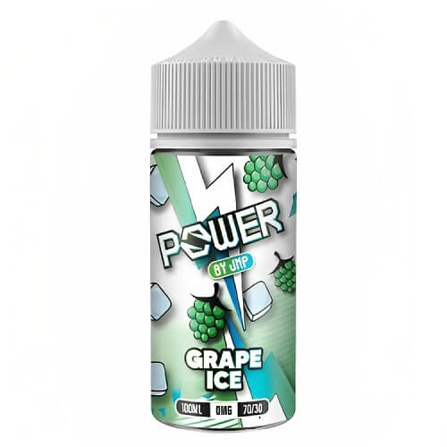 Power by Juice N Power Shortfill 100ml E Liquid, Grape Ice Flavour