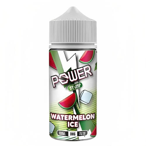 Power by Juice N Power Shortfill 100ml E Liquid, Watermelon Ice Flavour