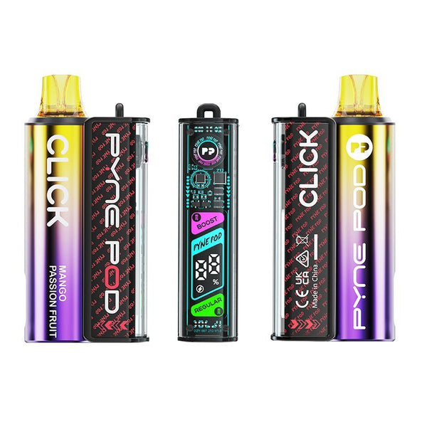 Pyne Pod Click 10000 Starter Kit - Pack of 5 - Flavours