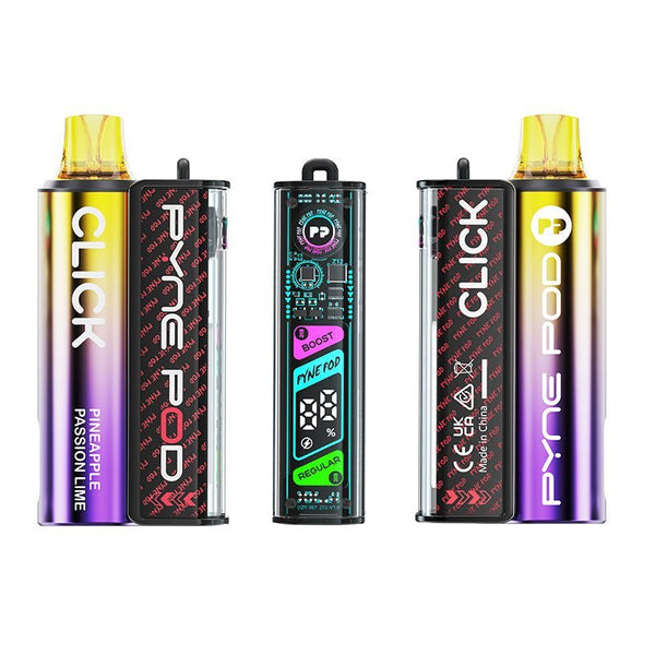 Pyne Pod Click 10000 Starter Kit - Pack of 5 - Flavours