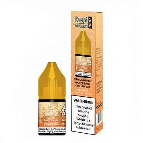RandM 7000 Nic Salt 10ml Pack of 10 Available In Strawbery Raspberry Cherry Ice Flavour