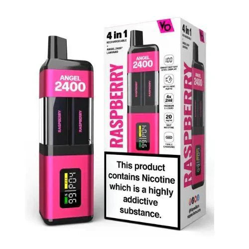 Angel 2400 Puffs Prefilled Pod Kit - Box of 5