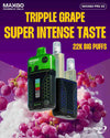 RELX Maxgo 22k Disposable Vape Box of 5 - with Tripple Grape flavour