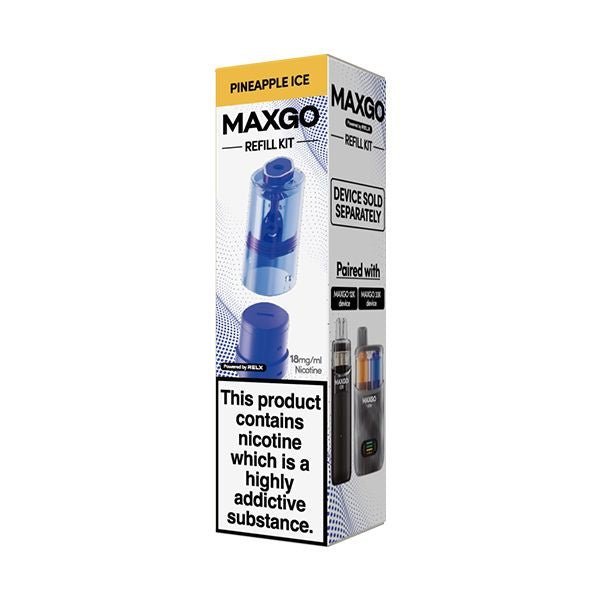 Relx Maxgo 33k & 12k Replacement Pods Box of 5 - Wholesale Price !