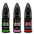 Riot Bar EDTN Nic Salt 10ml Pack of 10 Available In Watermelon Ice Pink Lemonade Strawberry & Blueberry Ice Flavour