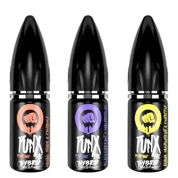 Riot Squad Punx Nic Salt 10ml Pack of 10 Available In Triple Flavour