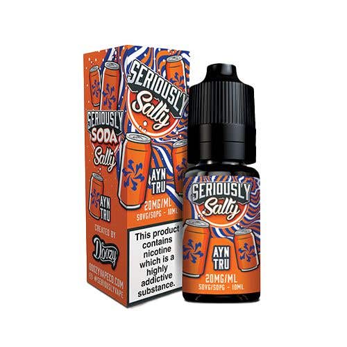 Seriously Salty Nic Salt 10ml Pack of 10 Available In Ayn Tru Flavour