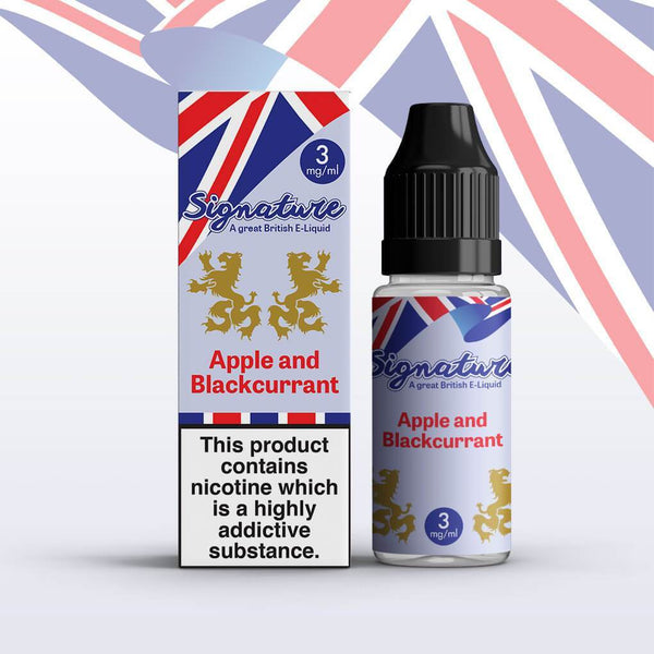 Signature - Apple And Blackcurrant - 10ml E-liquids (Pack of 10) - #Simbavapeswholesale#