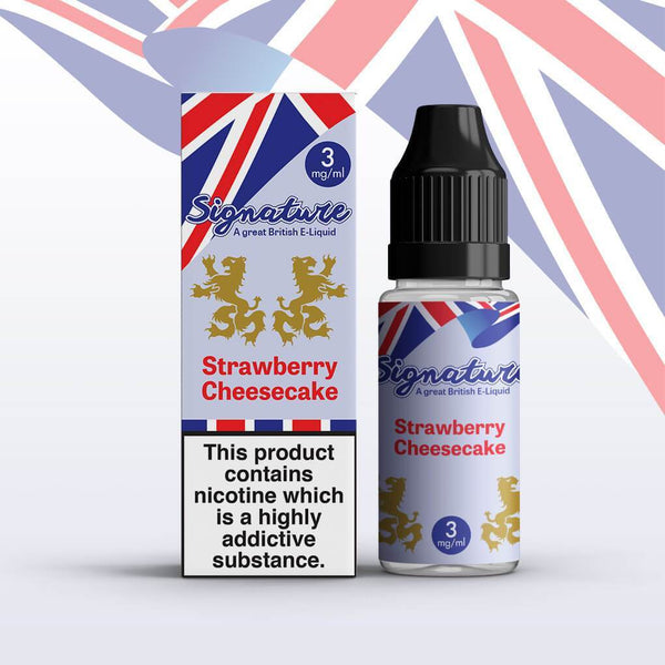 Signature - Strawberry Cheesecake - 10ml E-liquids (Pack of 10) - #Simbavapeswholesale#