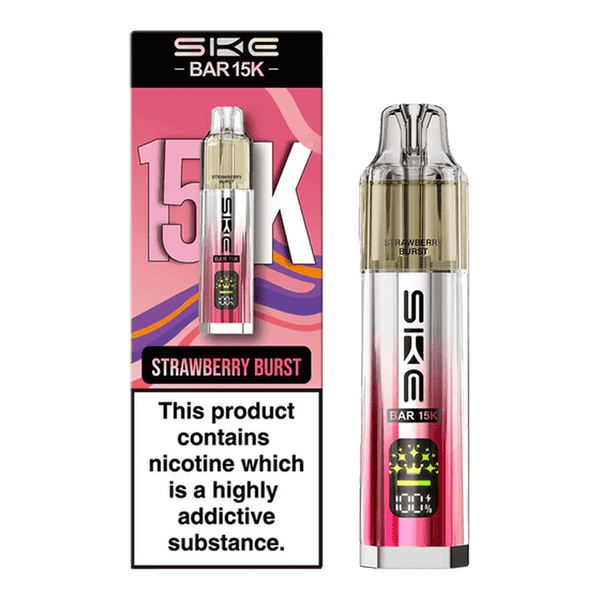 Ske Bar 15k Prefilled Pod Vape Kit Box of 5, Strawberry Burst Flavour