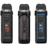 Smok Ipx 80 Pod Kit, Fluid Black Grey, Black Carbon Fiber, Blue Color