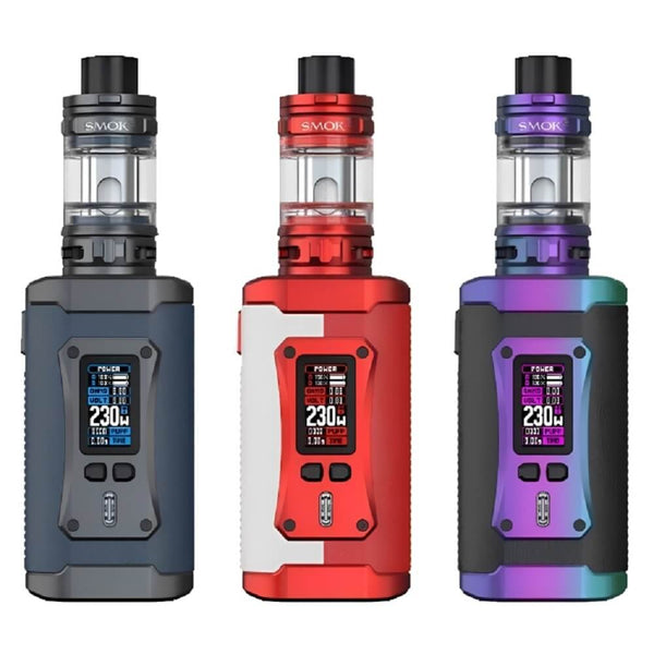 SMOK Morph 2 Vape Kit, Blue, Red, Rainbow Color