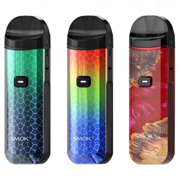 Smok Nord Pro 25w Pod Kit, Green Blue Armor, Rasta Green Armor, Red Stablizing Color