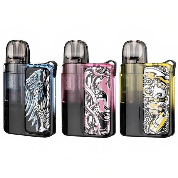 Smok Solus G Box Pod Kit Vape, Blue Pink, Yellow Color