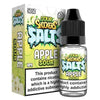 Sour Shockers Nic Salt 10ml Pack of 5 Available in Apple Sour Flavour